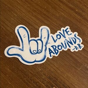 Dutch Bros Love Abounds Sticker